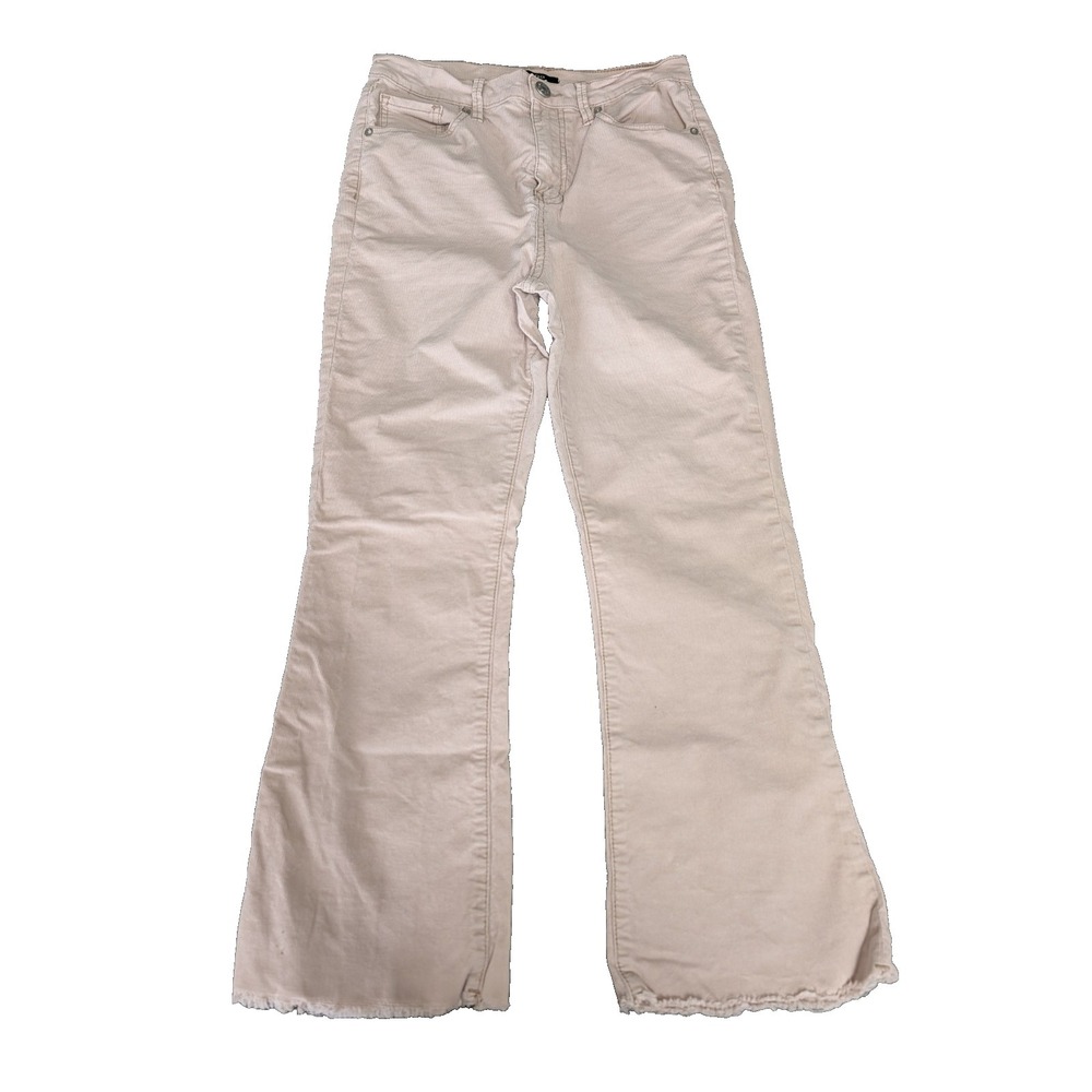 BDG Corduroy Bootcut Jeans Womens 28 Beige Frayed Hem Casual Fall Winter Spring